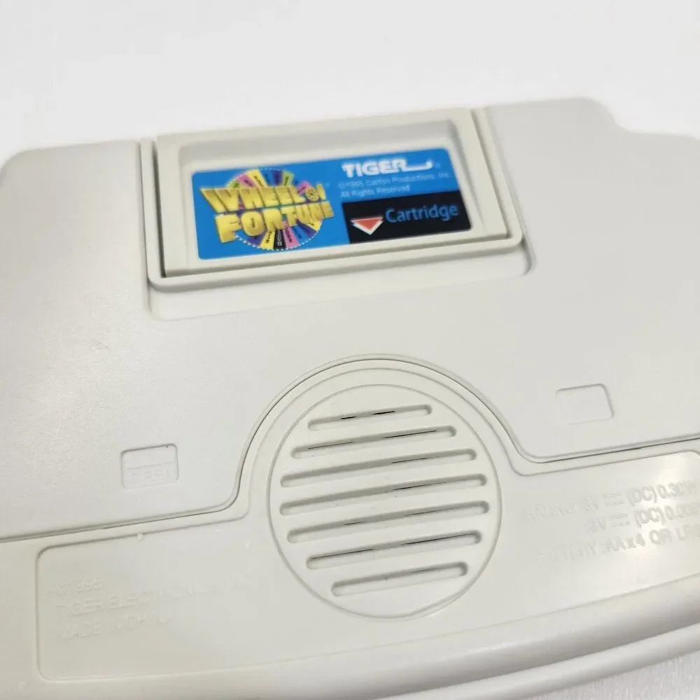 Wheel of Fortune Handheld Game Vintage 1995 Tiger Electronics Tested Works